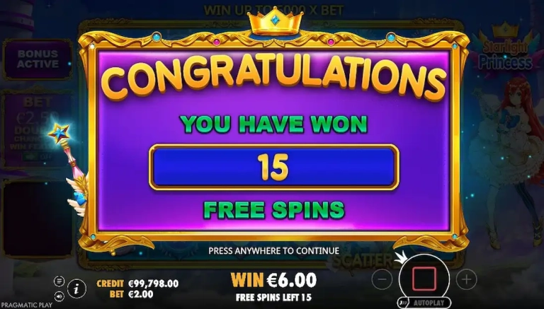 Starlight Princess Demo Gratis 4