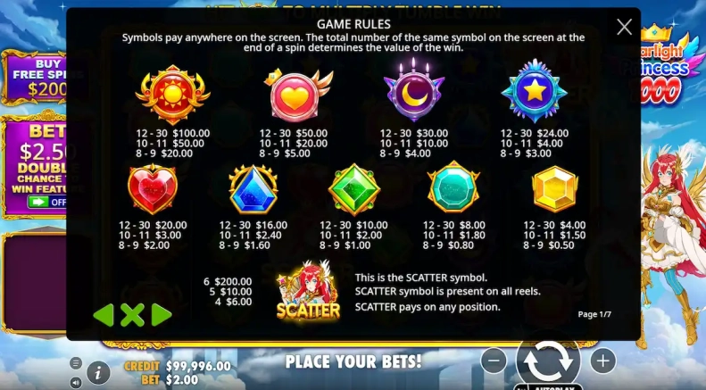 Starlight Princess 1000 Demo Gratis 3