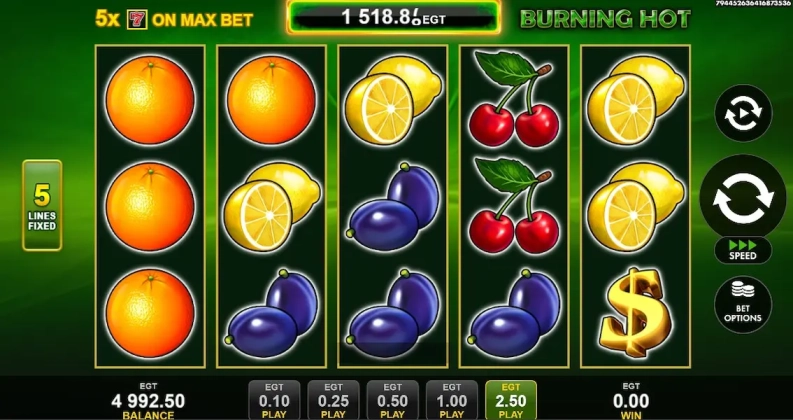 Burning Hot Demo Gratis 2