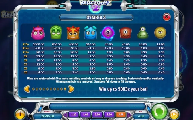 Reactoonz 2 Demo Gratis 3